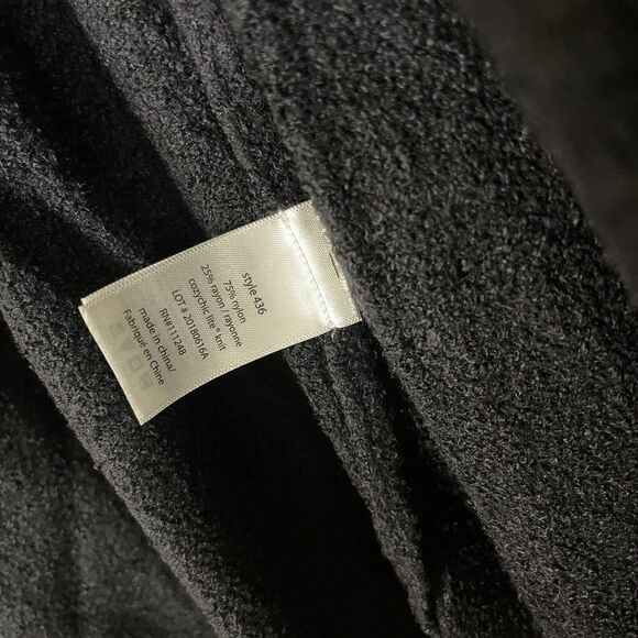 BAREFOOT DREAMS Blue Gray Ombre Tie Dye Cardigan Sweater small medium - Picture 4 of 6